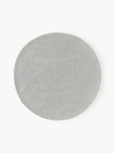 Rond wollen vloerkleed Eleni, handgetuft