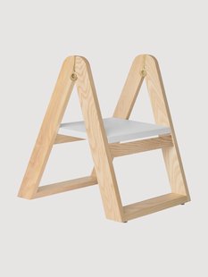 Inklapbare kruk Reech van essenhout