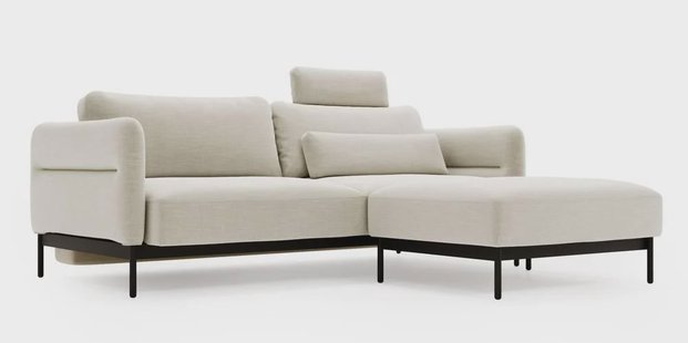 3-zitsbank Selene met poef | NADUVI Collection