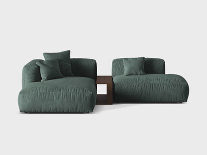 Hoekbank Martina links velvet | Micadoni