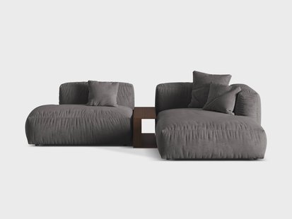 Hoekbank Martina rechts velvet | Micadoni Hoekbank Martina rechts velvet | Micadoni