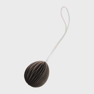 DBKD Ovoid paashanger papier small 4 cm Brown