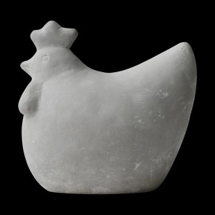 DBKD Concrete hen decoratie Small