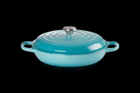 Le Creuset Signature Sauteerpan 30 cm Turkoois