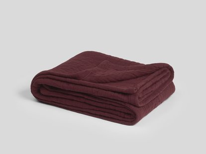 Yumeko Kindersprei mousseline katoen arch bordeaux 100x150 100% biologisch katoen (mousseline)