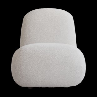 101 Copenhagen Toe Chair Flat fauteuil 92x75 cm Bouclé