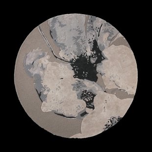 AYTM Floreo mat Ø130 cm Grijs-wit