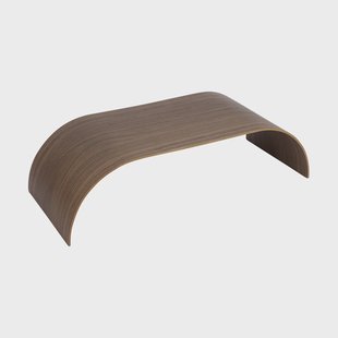 AYTM Curva blad/bovenpaneel voor Curva wandplank 62,2 cm Walnotenhout AYTM Curva blad/bovenpaneel voor Curva wandplank 62,2 cm Walnotenhout