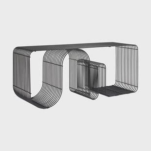 AYTM Curva zitbank 100 cm Zwart