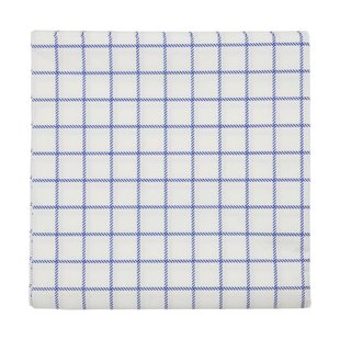 Nicolas Vahé Check servetten 20x20 cm Blauw