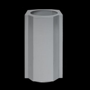 Louise Roe Funki pot S 36 cm Brushed Aluminium