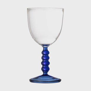 Bloomingville Noemi wijnglas 22 cl Blauw