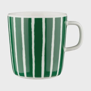 Marimekko Oiva Piccolo mok 400 ml Green-White