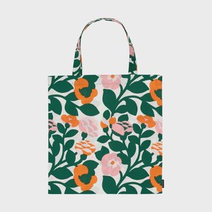 Marimekko Pieni green green tas 44x43 cm Groen-oranje