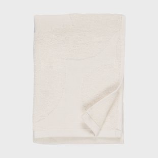 Marimekko Unikko solid badhanddoek 70x150 cm Ecru