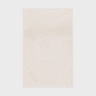 Marimekko Unikko solid gastenhanddoek 32x50 cm. Ecru