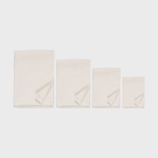 Marimekko Unikko solid handdoekenset 4-delig Ecru Marimekko Unikko solid handdoekenset 4-delig Ecru
