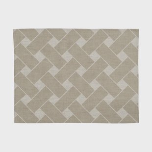 Almedahls Korg XL placemat 34x45 cm 2-pack Natuur-taupe