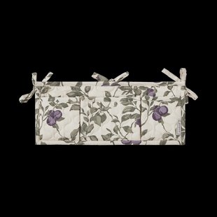 Garbo&Friends Plum satijnen gewatteerd bedzak 43x18cm