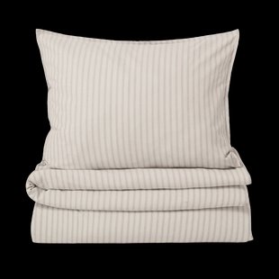 Garbo&Friends Stripe Mauve beddengoed 150x210 cm/50x60 cm