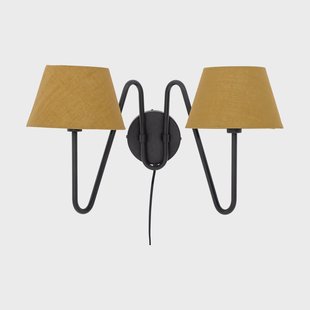 Bloomingville Letty wandlamp Zwart