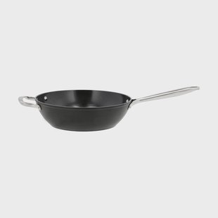 Pillivuyt Travo wokpan keramisch non-stick 28 cm Zwart-aluminium