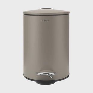blomus Tubo pedaalemmer 3 L Taupe