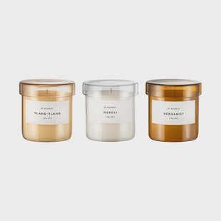 blomus Vaola geurkaars S 3-delig Ylang Ylang, Neroli, Bergamot