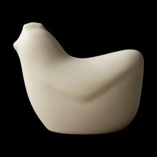 DBKD Mini kippen 8 cm Creme