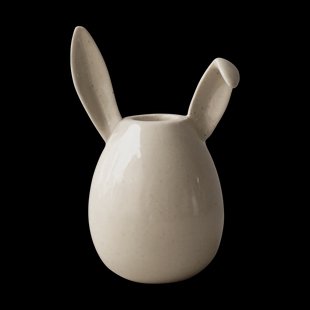 DBKD Rabbit kandelaar 13 cm Vanilla