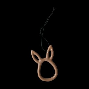 DBKD Sprinkle rabbit paashanger 8 cm Shiny nougat