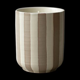 DBKD Burn geurkaars 60 u. Stripe creme