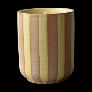 DBKD Burn geurkaars 60 u. Stripe yellow