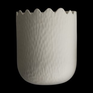 DBKD Flowery wandpot 24 cm Creme