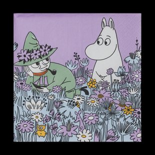 Moomin Arabia Friends forever Moomin papieren servet 33x33 cm 20-pack Multi