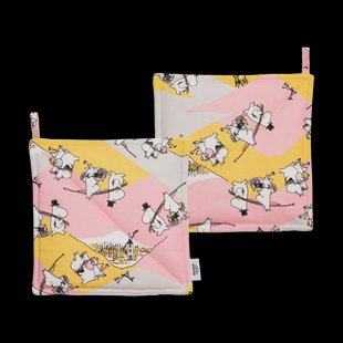 Moomin Arabia Family Time Moomin pannenlappen 2-pack 22x22 cm