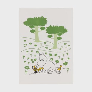 Moomin Arabia Moomin theedoek Moomintroll 50x70 cm