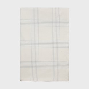 Broste Copenhagen Alice tafellaken 160x300 cm, Dusty blue-Natural
