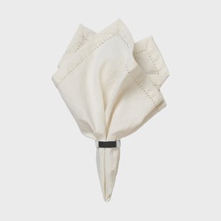 Broste Copenhagen Elin stoffen servet 45x45 cm Off white