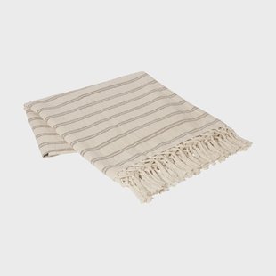 Broste Copenhagen Elly plaid 130x160 cm Fungi grey-natural