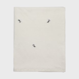 Broste Copenhagen Mai tafellaken 160x200 cm, black-off white