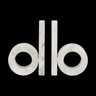 URBAN NATURE CULTURE Orlin boekensteun 2-pack Marmer