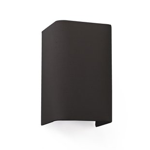 Faro Cotton - wandverlichting - 12 x 10 x 20 cm - mat zwart