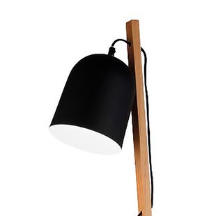 Nova Luce Mutanti - staanlamp - 160 cm - zwart en bruin
