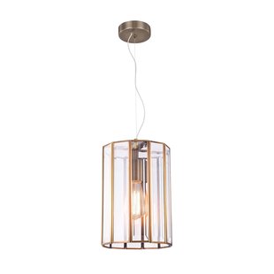 Nova Luce Celso - hanglamp - Ø 28 x 120 cm - antiek metaal