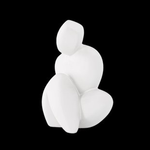 Anna stenen sculptuur lichaam wit