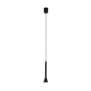 Nova Luce Navan - hanglamp - Ø 6 x 150 cm - 6W LED incl. - mat zwart