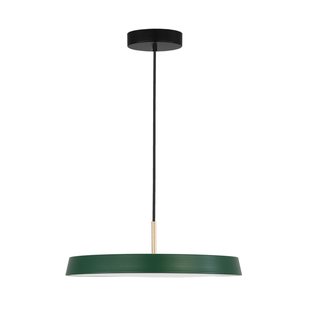Nova Luce Vetro - hanglamp - Ø 50 x 130 cm - 37W LED incl. - mat groen