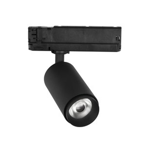 Nova Luce Lavish - 3-fase railspot - 16 x 6 x 20 cm - 24W LED incl. - zandzwart