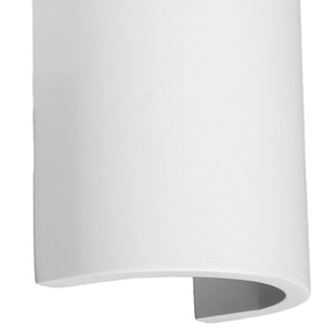 Nova Luce Sandro - wandverlichting - 18 x 11 x 7 cm - wit gips